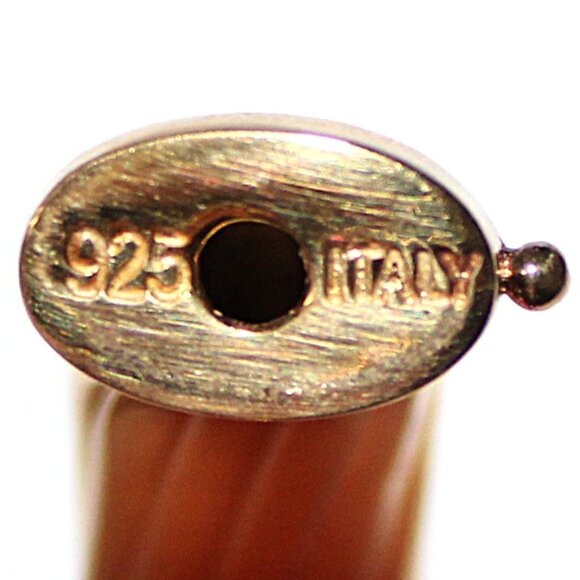 Veronese Gold Tone Sterling Silver Hollow Bangle Bracelet 20 Grams - Picture 3 of 8